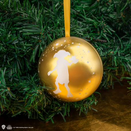 Capsule de noël avec boule de noël et chaussettes dobby - harry potter Or 2 - vertbaudet enfant 