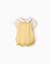 Ensemble body et barboteuse en coton b&s Jaune clair 1 - vertbaudet enfant 
