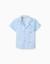 Chemise en coton avec imprimé carolina celas x zippy Bleu clair 1 - vertbaudet enfant 