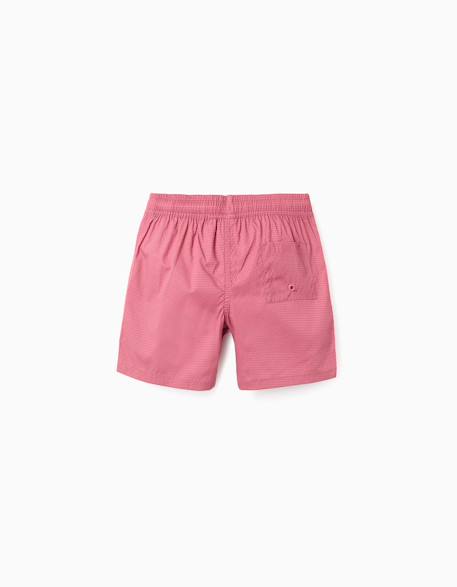 Short de bain avec cordon de serrage et poche Rose foncé 3 - vertbaudet enfant 