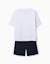 T-shirt en coton + short avec looney tunes Blanc 2 - vertbaudet enfant 