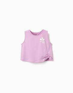 T-shirt sans manches en coton avec imprimé  - vertbaudet enfant