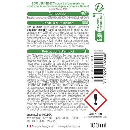 Bouclier insectes 100ml - lot de 2 MULTICOLORE 3 - vertbaudet enfant 