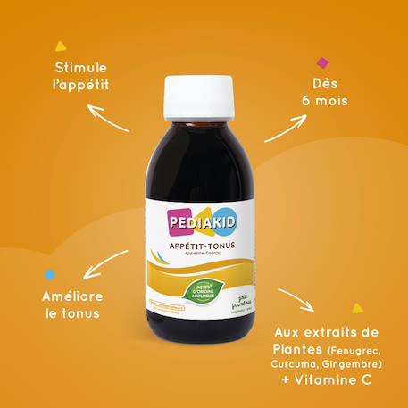 Sirop appétit tonus 125ml - lot de 2 MULTICOLORE 4 - vertbaudet enfant 