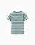 T-shirt en coton à rayures Jaune clair+Vert clair+Vert foncé 8 - vertbaudet enfant 