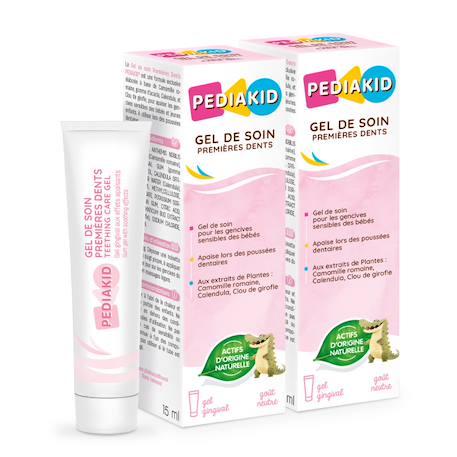 Gel premières dents 15ml - lot de 2 MULTICOLORE 1 - vertbaudet enfant 