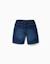 Short midi en jean à enfiler avec cordon Bleu+Bleu clair+Bleu foncé 10 - vertbaudet enfant 