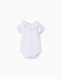 Bébé-Body-Body en coton avec col brodé