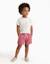 Short de bain avec cordon de serrage et poche Rose foncé 1 - vertbaudet enfant 