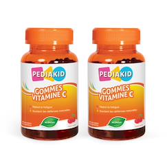 Puériculture-Gommes vitamine c 60 oursons - lot de 2