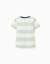 T-shirt en coton à rayures Jaune clair+Vert clair+Vert foncé 5 - vertbaudet enfant 