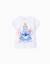 T-shirt en coton avec imprimé stitch et scrump Blanc 1 - vertbaudet enfant 