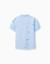 Chemise en coton avec imprimé carolina celas x zippy Bleu clair 3 - vertbaudet enfant 