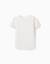 T-shirt en coton piqué avec poche Blanc+Vert clair 1 - vertbaudet enfant 