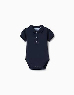 Bébé-Body-Body polo en coton à manches courtes
