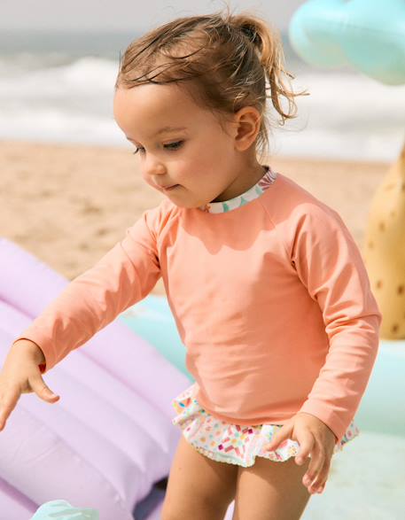 Bébé-Ensemble de bain bébé avec protection uv 40+ et motif mosaïque
