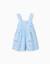 Combishort en coton avec imprimé carolina celas x zippy Bleu clair 1 - vertbaudet enfant 