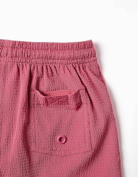 Short de bain avec cordon de serrage et poche Rose foncé 4 - vertbaudet enfant 