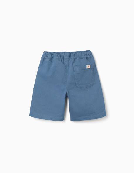 Short long en coton avec cordon de serrage carolina celas x zippy Beige clair+Bleu 6 - vertbaudet enfant 