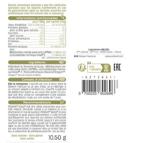 Diarea 7 sachets - lot de 2 MULTICOLORE 3 - vertbaudet enfant 