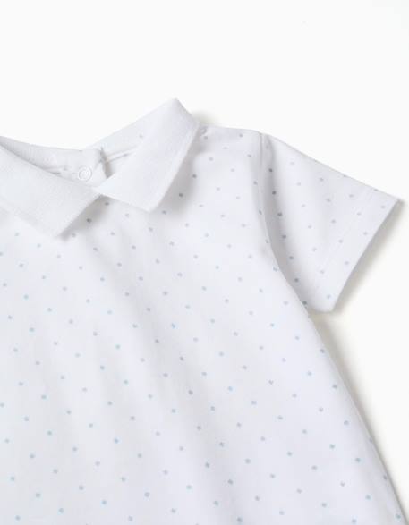 Body en coton avec motif Blanc 3 - vertbaudet enfant 