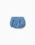 Short en jean avec taille et ourlets élastiqués Bleu 1 - vertbaudet enfant 