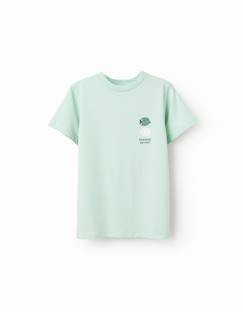 Garçon-T-shirt, polo, sous-pull-T-shirt-T-shirt en coton avec imprimé sou do sol