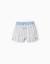 Short de bain à rayures ethniques b&s Bleu clair 1 - vertbaudet enfant 