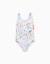 Maillot de bain avec imprimé carolina celas x zippy Blanc 1 - vertbaudet enfant 