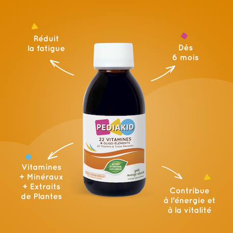 Sirop 22 vitamines 125ml - lot de 2 MULTICOLORE 4 - vertbaudet enfant 