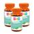 Gommes p'tit biotic 60 oursons - lot de 3 MULTICOLORE 1 - vertbaudet enfant 