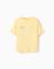 T-shirt en coton avec imprimé banho de mar Jaune clair 1 - vertbaudet enfant 