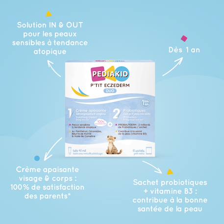 P'tit eczederm duo soin peau sèche atopique bébé enfant MULTICOLORE 5 - vertbaudet enfant 