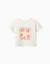T-shirt en coton avec imprimé étoile de mer Blanc 1 - vertbaudet enfant 