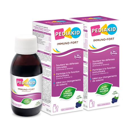 Sirop immuno-fort 125ml - lot de 2 MULTICOLORE 1 - vertbaudet enfant 