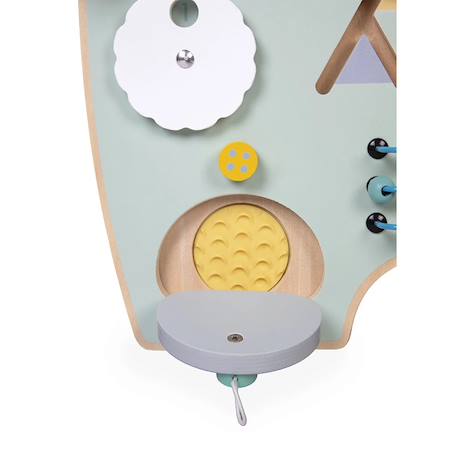 Panneau d'activités en bois busy board ourson Vert 6 - vertbaudet enfant 