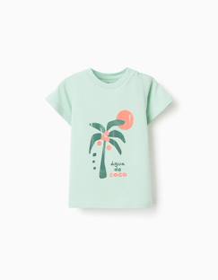 -T-shirt en coton avec imprimé mais mar