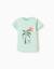 T-shirt en coton avec imprimé mais mar Blanc+Orange sombre+Vert clair 8 - vertbaudet enfant 