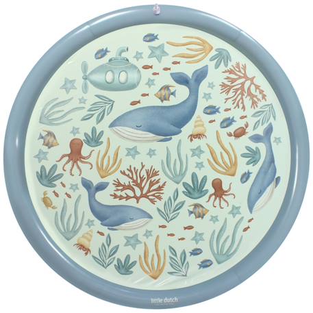 Tapis d'eau - jeux d’eau Bleu, marron, jaune 4 - vertbaudet enfant 