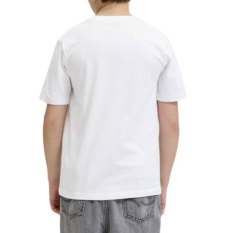 T-shirt garçon nolulu Blanc+Bleu+Marine 2 - vertbaudet enfant 