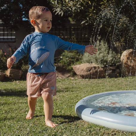 Tapis d'eau - jeux d’eau Bleu, marron, jaune 3 - vertbaudet enfant 