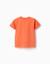 T-shirt en coton avec imprimé mais mar Blanc+Orange sombre+Vert clair 6 - vertbaudet enfant 