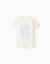 T-shirt en coton avec imprimé mais mar Blanc+Orange sombre+Vert clair 1 - vertbaudet enfant 