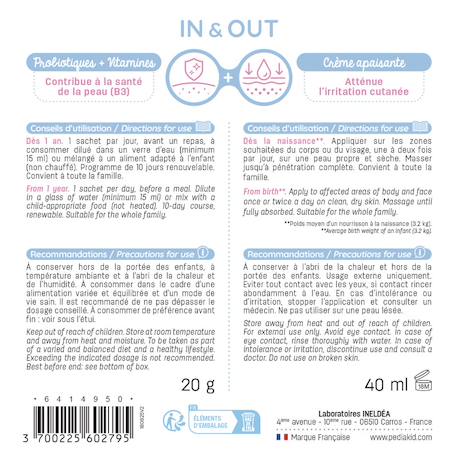 P'tit eczederm duo soin peau sèche atopique bébé enfant MULTICOLORE 3 - vertbaudet enfant 