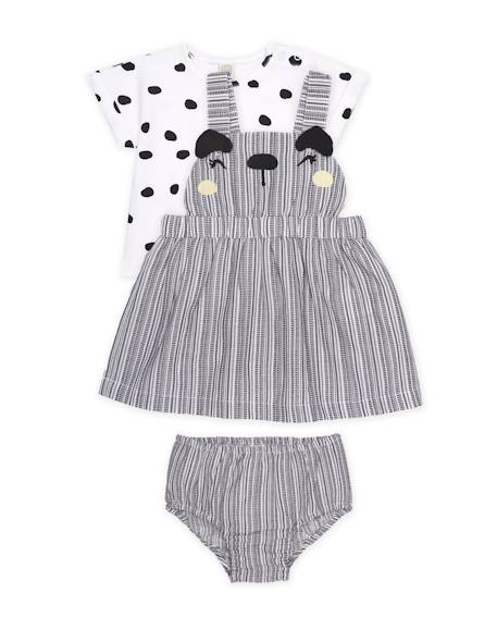 Ensemble en tricot trois pièces pour nouveau-né Blanc 1 - vertbaudet enfant 