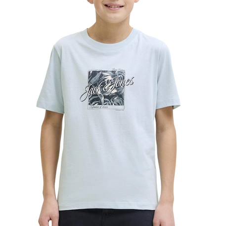 T-shirt garçon nolulu Blanc+Bleu+Marine 3 - vertbaudet enfant 