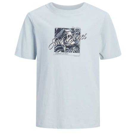 T-shirt garçon nolulu Blanc+Bleu+Marine 5 - vertbaudet enfant 