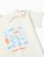 T-shirt en coton avec imprimé mais mar Blanc+Orange sombre+Vert clair 3 - vertbaudet enfant 