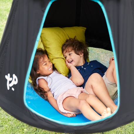 Balançoire tente ovni métal h190-250cm Noir 3 - vertbaudet enfant 