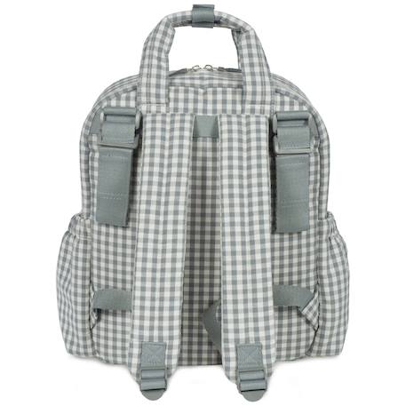 Sac à dos à langer praliné vichy moka Vert 4 - vertbaudet enfant 